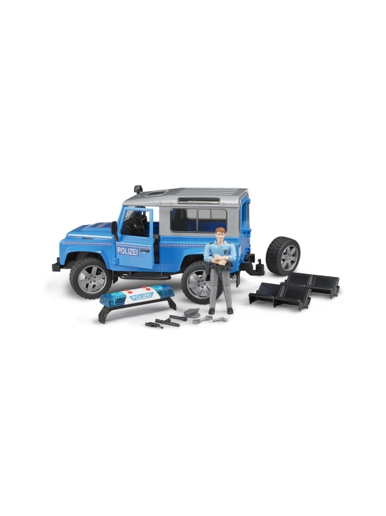 BRUDER - BRUDER Land Rover Defender poliisiauto, 1:16 - photo 3 BRUDER - BRUDER Land Rover Defender poliisiauto, 1:16 | Stockmann - photo 3