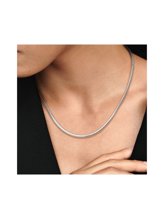 Pandora - Silver necklace with round clasp Moments Silver Necklace 590742HV | Stockmann - photo 4