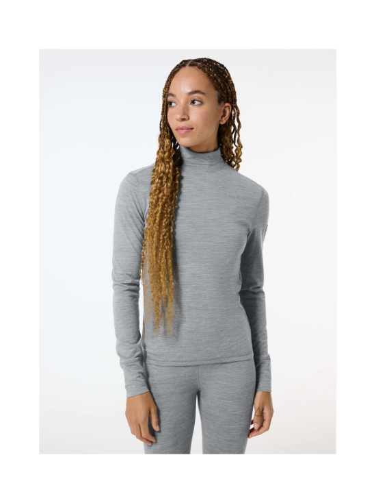 super.natural - Naisten Tundra175 Turtleneck merinovillainen poolopaita - CASHMERE GREY MELANGE | Stockmann - photo 1