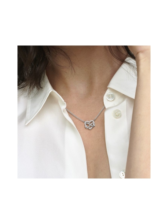 Pandora - Pandora Moments Sparkling Infinity Heart Sterling silver sydänkaulakoru 392666C01-50 | Stockmann - photo 2