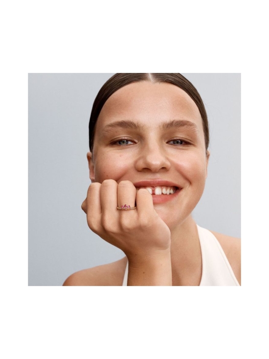 Pandora - Disneyn Tähkäpään tiara -sormusDisney Rapunzel 14k gold-plated tiara ring with phlox pink crystal and clear cubic zirconia Disney Princess Rapunzel Tiara Ring | Stockmann - photo 2