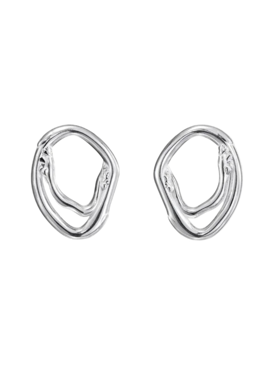 Kalevala - Männyt-nappikorvakorut isot hopea 261001103T | Stockmann - photo 2