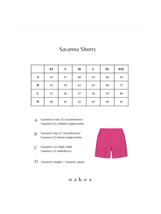 Nakoa - Savanna Shorts, Candy Pink - CANDY PINK (PINKKI) | Stockmann - photo 7