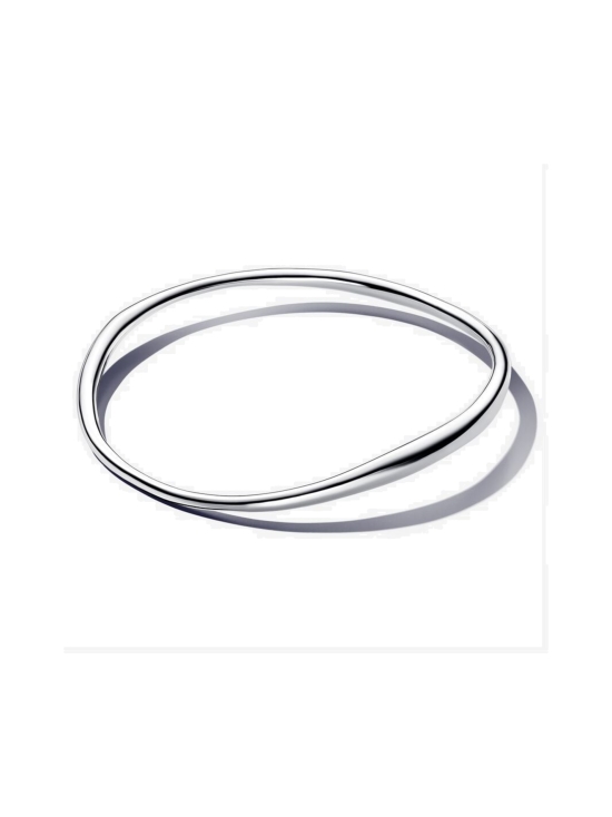Pandora - Aaltoileva hopea rannerengas 593317C00 | Stockmann - photo 3