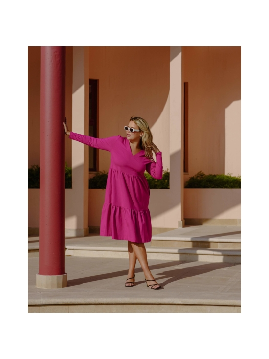 Nakoa - Amélie Dress kerrosmekko, Festival Fuchsia - FESTIVAL FUCHSIA (PINKKI) | Stockmann - photo 5