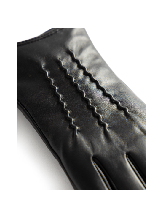 Berkeley - W's Siena Lthr Gloves -nahkasormikkaat villavuorilla - MUSTA | Stockmann - photo 5