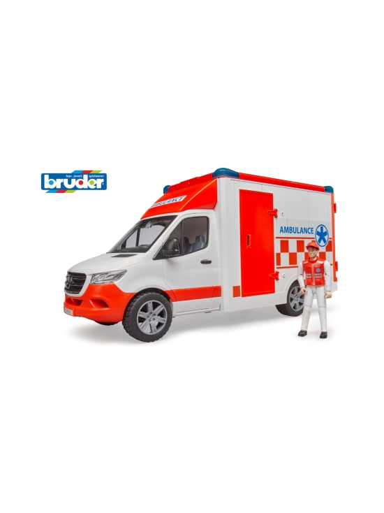 BRUDER MB Sprinter ambulanssi ja hahmo