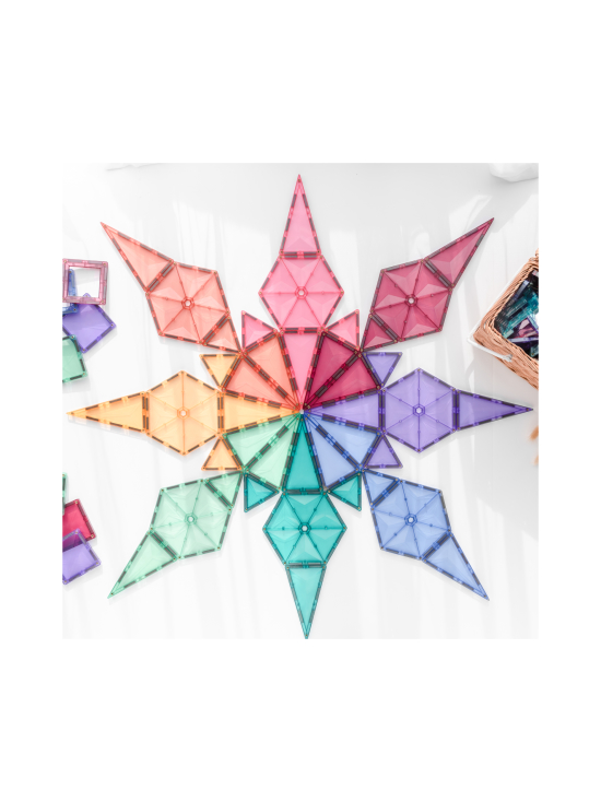 CONNETIX - CONNETIX Magneettinen rakennussarja Pastel Geometria, 40 osaa | Stockmann - photo 4