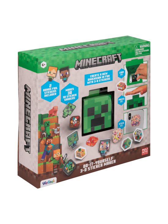 MINECRAFT - MINECRAFT 3D-tarrojen valmistussetti - photo 2 MINECRAFT - MINECRAFT 3D-tarrojen valmistussetti | Stockmann - photo 2