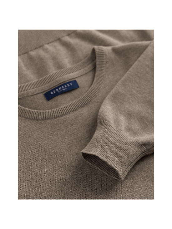 Berkeley - Brockton Cotton Crew -puuvillaneule - BEIGE | Stockmann - photo 2