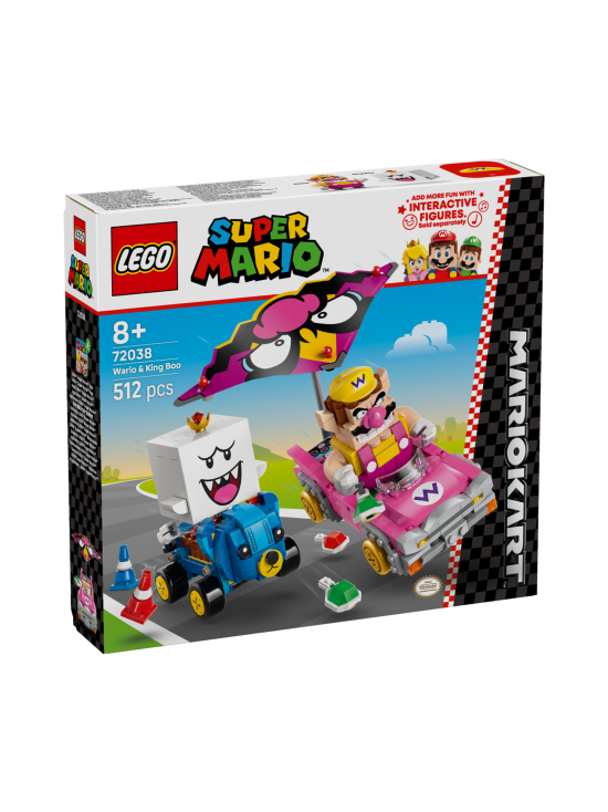LEGO SUPER MARIO - LEGO Super Mario Mario Kart™ – Wario ja King Boo 72038 - photo 1 LEGO SUPER MARIO - LEGO Super Mario Mario Kart™ – Wario ja King Boo 72038 | Stockmann - photo 1