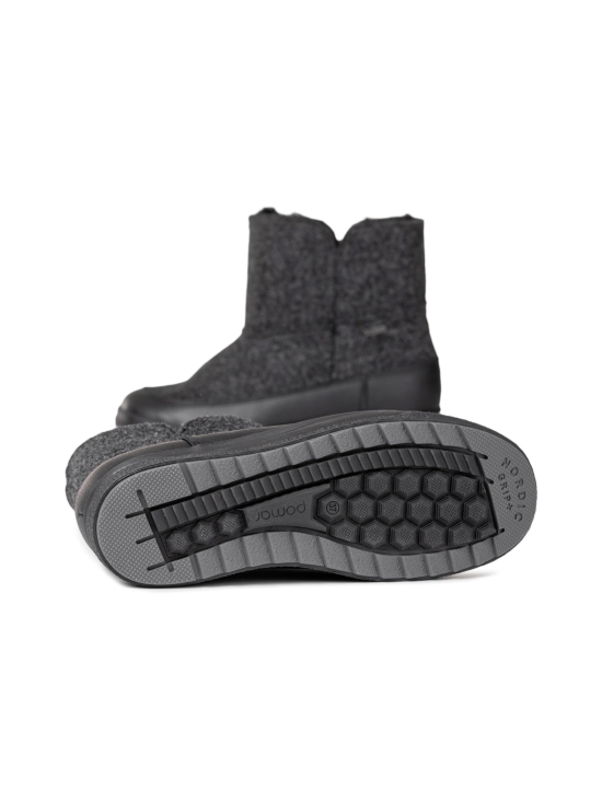 Pomar - NIVA Naisten lämmin GORE-TEX huopakenkä - GRANIT FELT/VIVIAN BLACK/FUR | Stockmann - photo 2