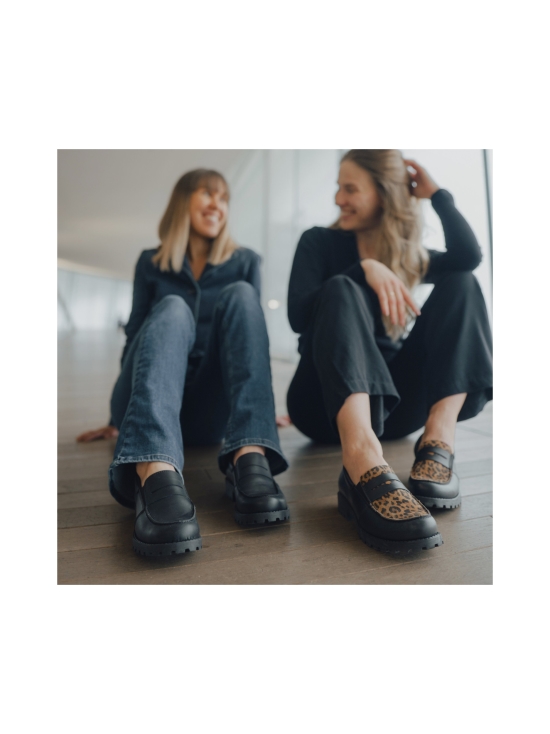 Pomar - JASMIN loaferit - BLK NAPPA/LEOPARD/TAN S | Stockmann - photo 7