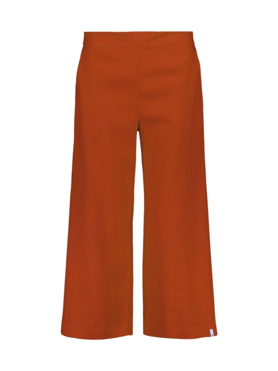 Culottes pellavahousut, Stonewashed Burnt Orange