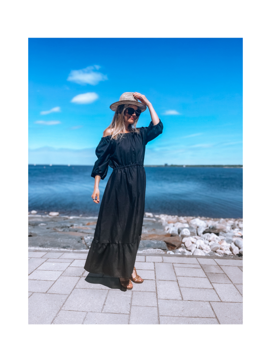 UPEA - Off Shoulder Ruffle Dress Linen, Black - BLACK - photo 4 UPEA - Off Shoulder Ruffle Dress Linen, Black - BLACK | Stockmann - photo 4
