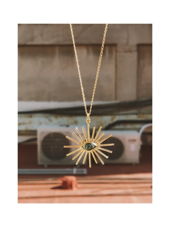 The Label is Juicy - El Sol Necklace GOLD - GREEN - photo 2 The Label is Juicy - El Sol Necklace GOLD - GREEN | Stockmann - photo 2