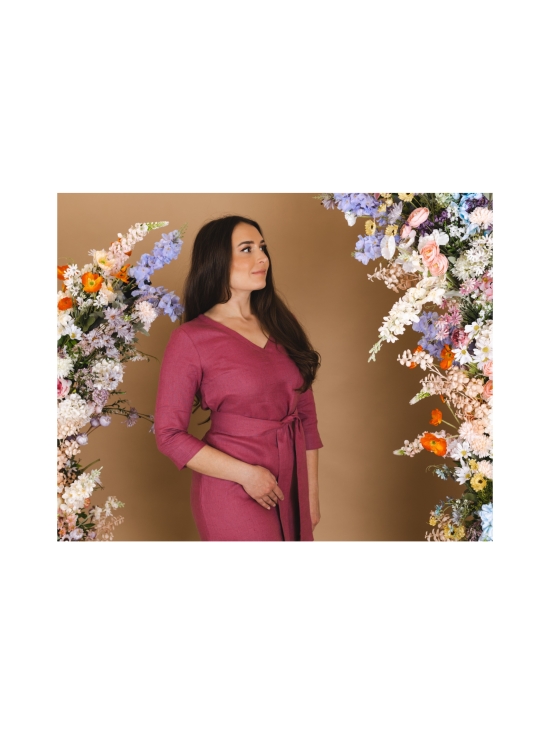 Nakoa - Vera Dress Pellavamekko, Mulberry - MULBERRY (MURRETTU PUNAINEN) | Stockmann - photo 2