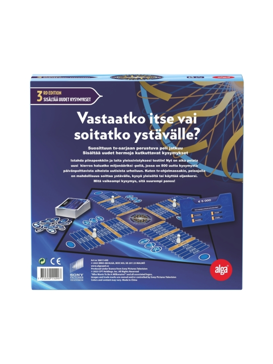 ALGA - ALGA Lautapeli Haluatko miljonääriksi 3 Ed. (suomenkielinen) - photo 5 ALGA - ALGA Lautapeli Haluatko miljonääriksi 3 Ed. (suomenkielinen) | Stockmann - photo 5