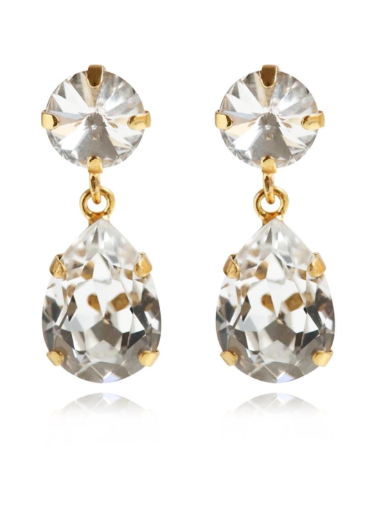 Caroline Svedbom Jewelry - CLASSIC DROP EARRINGS GOLD - CRYSTAL | Stockmann - photo 1