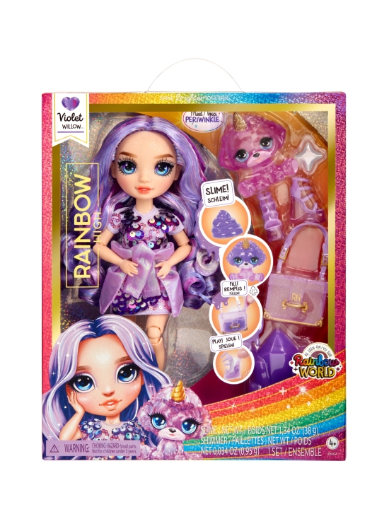 RAINBOW HIGH - RAINBOW HIGH Muotinukke Classic Rainbow Violet, 28 cm - photo 1 RAINBOW HIGH - RAINBOW HIGH Muotinukke Classic Rainbow Violet, 28 cm | Stockmann - photo 1