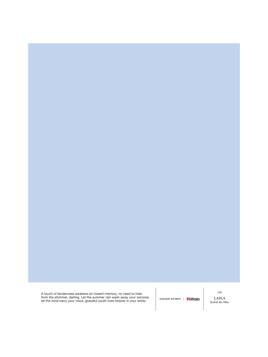 Sävymalli i05 LAILA - joyful sky blue