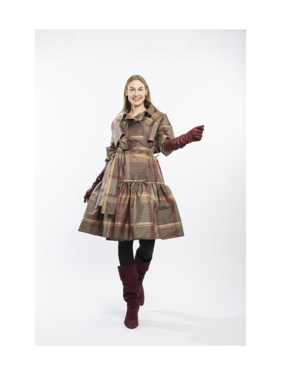 Miia Halmesmaa - SILKKI TAKKIMEKKO, RUUTU - RUSKEA | Stockmann - photo 10