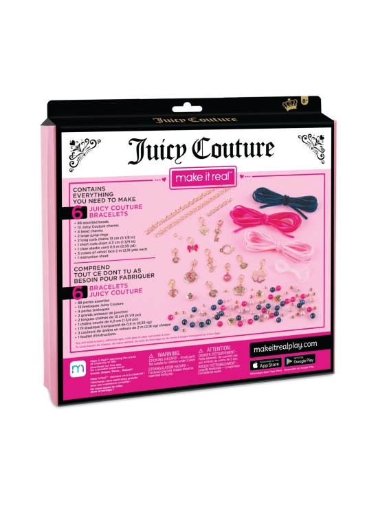JUICY COUTURE - MAKE IT REAL Juicy Couture DIY-rannekorusetti Samettia ja helmiä - photo 2 JUICY COUTURE - MAKE IT REAL Juicy Couture DIY-rannekorusetti Samettia ja helmiä | Stockmann - photo 2