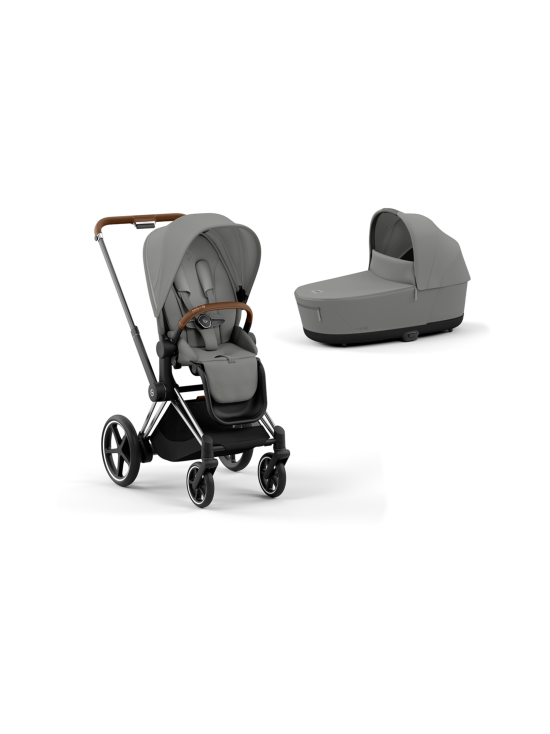 CYBEX - Cybex ePriam yhdistelmävaunut (Chrome/Brown) - MIRAGE GREY - photo 2 CYBEX - Cybex ePriam yhdistelmävaunut (Chrome/Brown) - MIRAGE GREY | Stockmann - photo 2