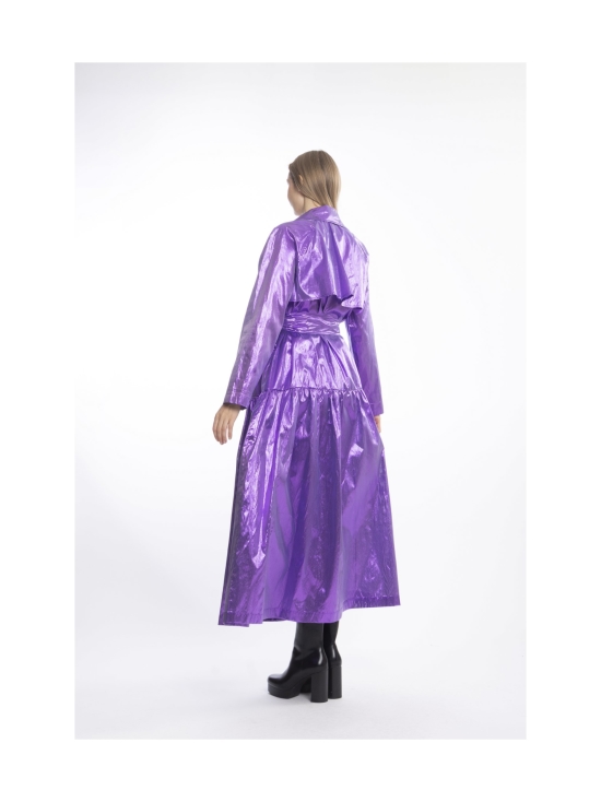 Miia Halmesmaa - LUSH- TRENSSITAKKI, KIILTÄVÄ VIOLETTI - VIOLETTI | Stockmann - photo 6