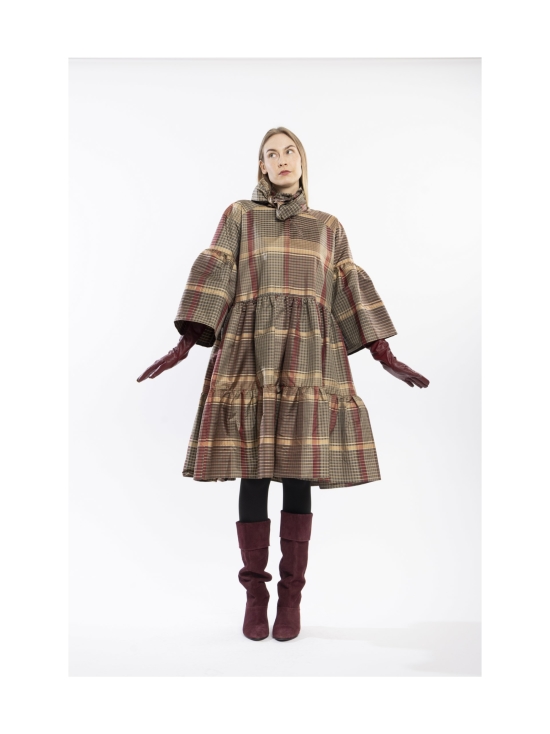 Miia Halmesmaa - LUSH- SILKKIMEKKO RUSETTIKAULUKSELLA, RUUTU SUKLAA - RUSKEA | Stockmann - photo 4