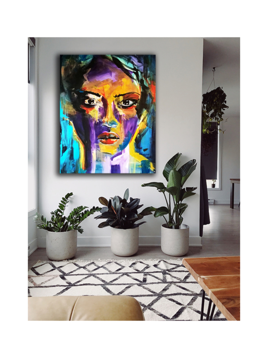 Jenniemilia Design - Jenniemilia Design, WILMA voimanainen canvas -taulu 80 x 100 cm - photo 2 Jenniemilia Design - Jenniemilia Design, WILMA voimanainen canvas -taulu 80 x 100 cm | Stockmann - photo 2