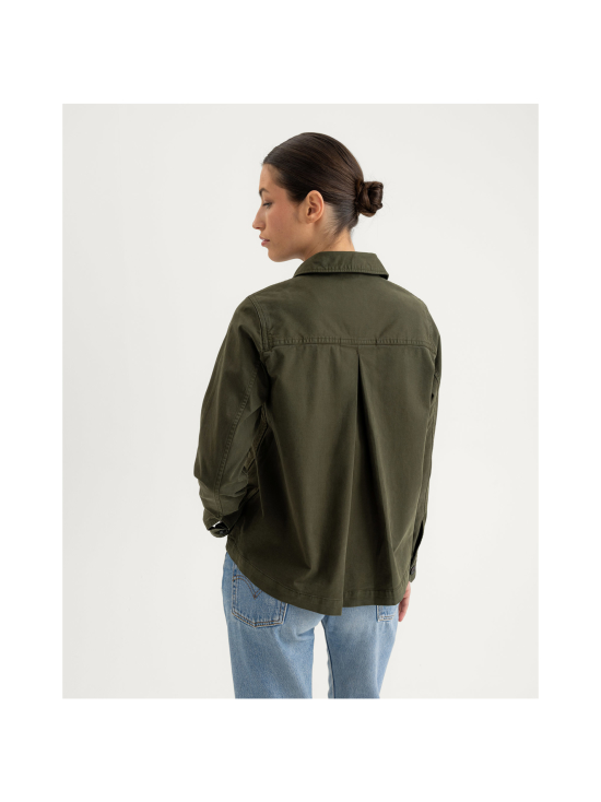 Berkeley - W´s Logan Stretch Overshirt -paitatakki - OLIVE | Stockmann - photo 4