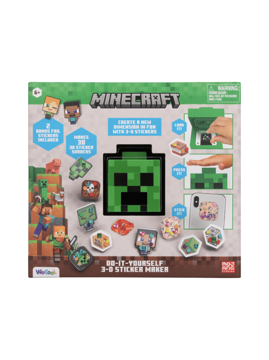 MINECRAFT - MINECRAFT 3D-tarrojen valmistussetti - photo 1 MINECRAFT - MINECRAFT 3D-tarrojen valmistussetti | Stockmann - photo 1