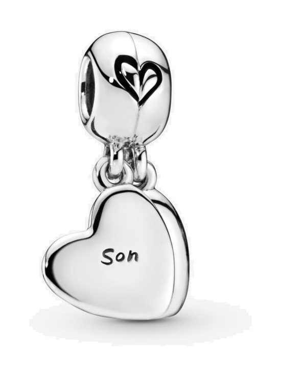 Pandora - Mother and son splitable silver dangle with black enamel Mother & Son Heart Split Dangle Charm 797777EN16 | Stockmann - photo 7