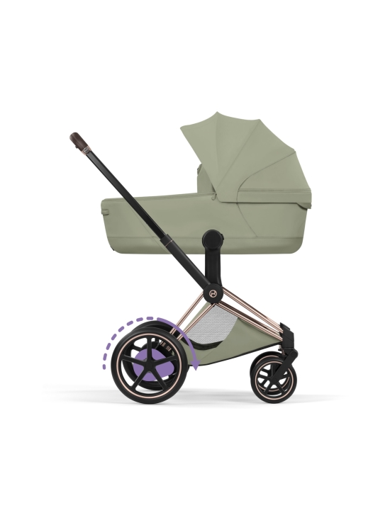 CYBEX - Cybex ePriam Style yhdistelmävaunut (Rosegold) - SAGE GREEN | Stockmann - photo 3