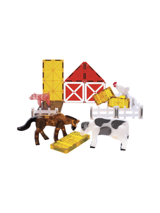 MAGNA-TILES - MAGNA-TILES Magneettinen rakennussetti Maatilan eläimet, 25 osaa | Stockmann - photo 2