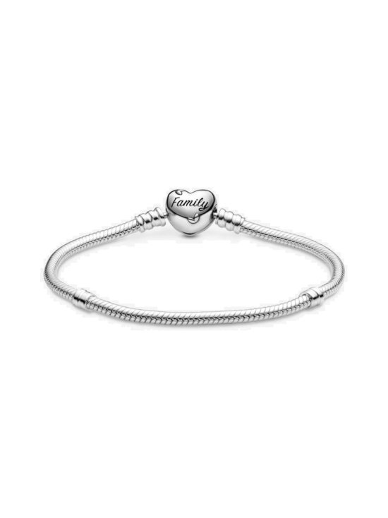 Pandora - Pandora Moments -käärmeketjurannekoru, jonka sydänlukossa sukupuu 598827C01 | Stockmann - photo 2