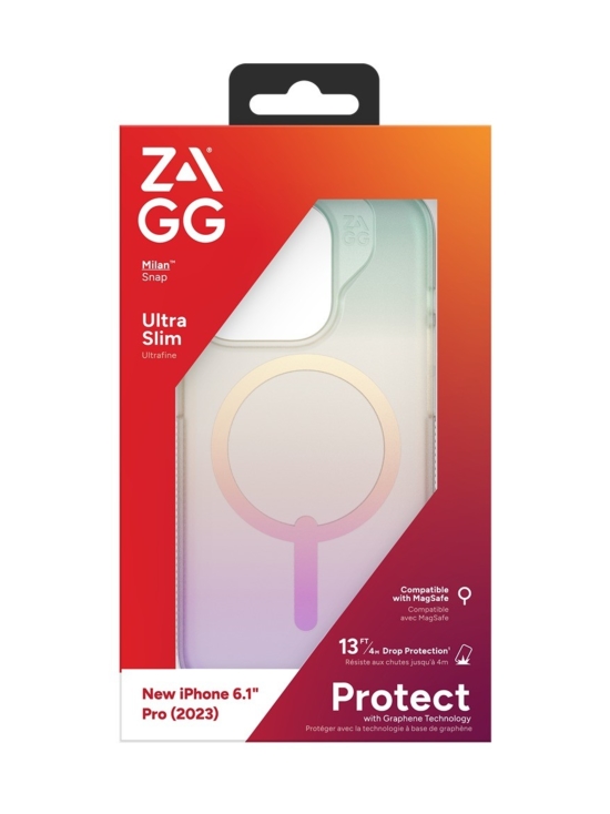 Zagg - Zagg Milan Snap - helmiäisväri suojakuori iPhone 15 Pro - photo 1 Zagg - Zagg Milan Snap - helmiäisväri suojakuori iPhone 15 Pro | Stockmann - photo 1
