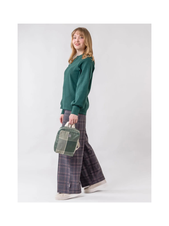 Globe Hope - TAIGA Pikkureppu – vihreä tikattu kangas - VIHREÄ RUUDULLINEN | Stockmann - photo 1