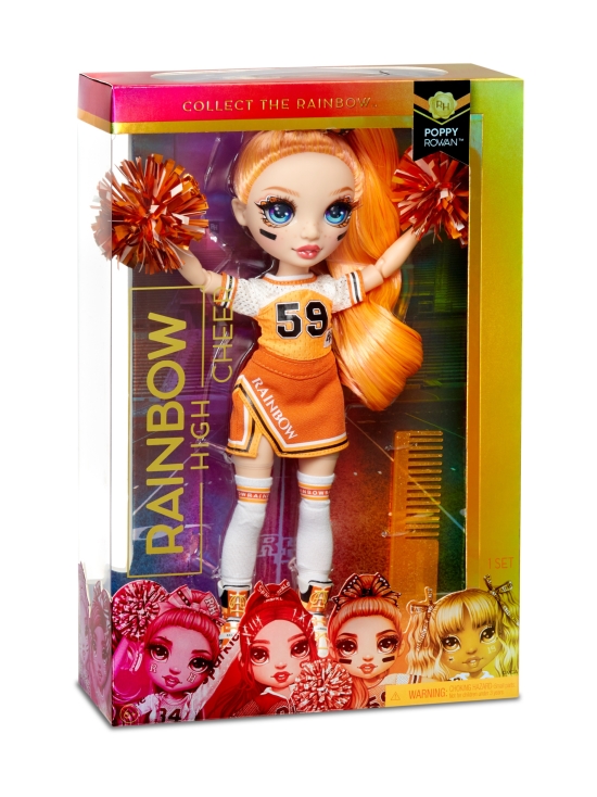 Rainbow High - RAINBOW HIGH Cheerleader-nukke, ORANGE - photo 4 Rainbow High - RAINBOW HIGH Cheerleader-nukke, ORANGE | Stockmann - photo 4
