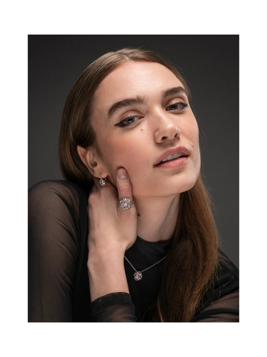 Lumoava - Alma riipus pinkillä kivellä, hopeaa - L56251450000 | Stockmann - photo 2