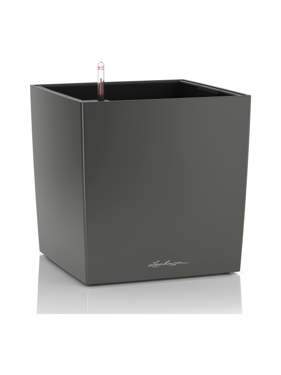 Lechuza - Cube Premium 50 Tummaharmaa Altakasteluruukku pyörillä ∅50x50cm korkeus50cm - TUMMAHARMAA KIILTÄVÄPINTA - photo 1 Lechuza - Cube Premium 50 Tummaharmaa Altakasteluruukku pyörillä ∅50x50cm korkeus50cm - TUMMAHARMAA KIILTÄVÄPINTA | Stockmann - photo 1