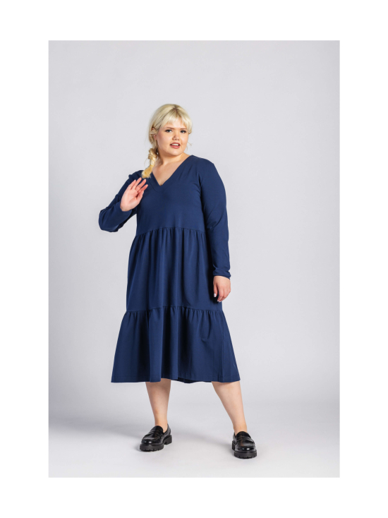 Nakoa - Amélie Dress kerrosmekko, Dark Cobalt - DARK COBALT (TUMMANSININEN) | Stockmann - photo 2