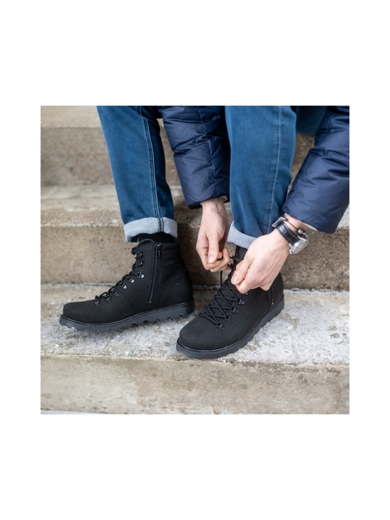 Pomar - LUKKI Miesten vegaaniset GORE-TEX nilkkurit - BLACK MICROSUEDE | Stockmann - photo 8