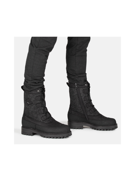 Pomar - KIIRUNA Miesten GORE-TEX huopasaappaat - BLACK WAXY/PU/GRANIT FELT | Stockmann - photo 3