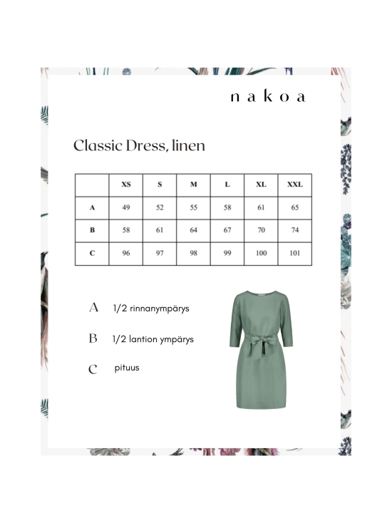 Nakoa - Classic Linen Dress, Desert Sage - DESERT SAGE (VAALEANVIHREÄ) | Stockmann - photo 8