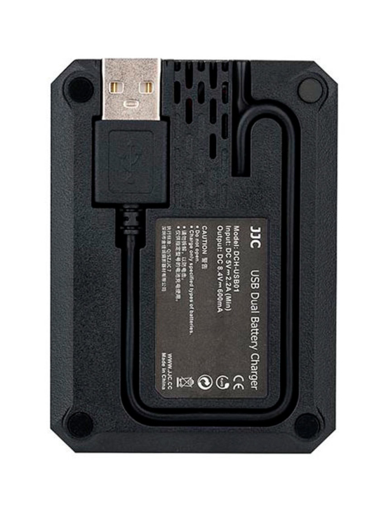 JJC - JJC DCH-BLS5 USB Dual Battery Charger -tuplalaturi (Olympus BLS1 / BLS-5 / BLS-50) - photo 2 JJC - JJC DCH-BLS5 USB Dual Battery Charger -tuplalaturi (Olympus BLS1 / BLS-5 / BLS-50) | Stockmann - photo 2