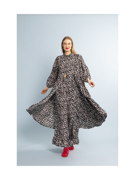 Miia Halmesmaa - FLIRTY- MEKKO pitkä, MUSTAVALKOINEN - MUSTA/VALKOINEN | Stockmann - photo 9