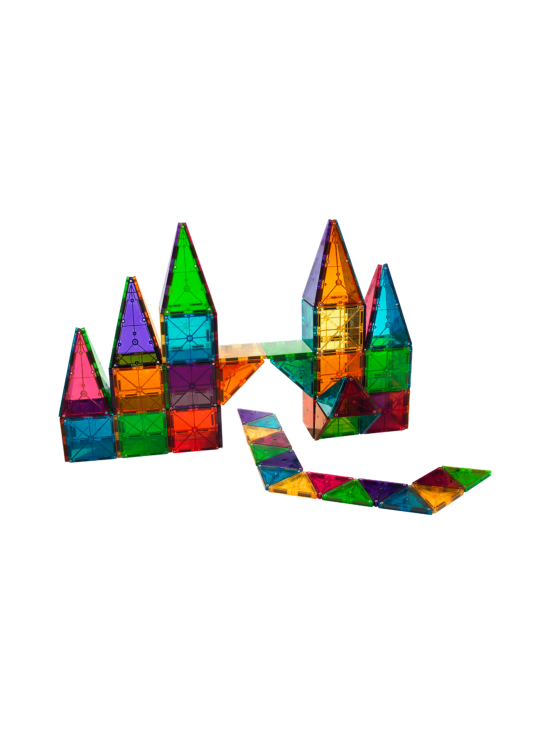 MAGNA-TILES - MAGNA-TILES  Magneettinen rakennussarja, Kirkkaat värit, 100 osaa | Stockmann - photo 2