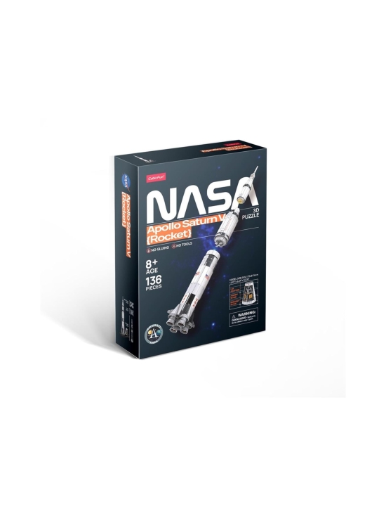 NASA - CUBICFUN NASA 3D-palapeli Apollo Saturn V -raketti | Stockmann - photo 1